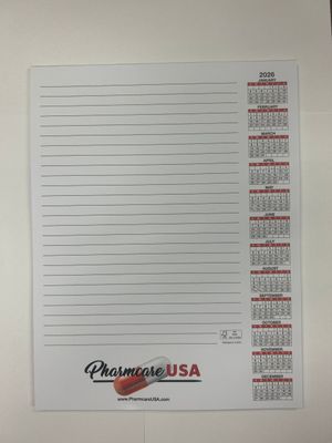 2026 Scratch Pad Calendar (35 Pack)