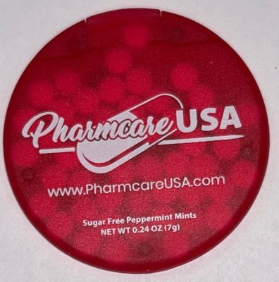 Pill-Shaped Mint Tin - 50 Pack
