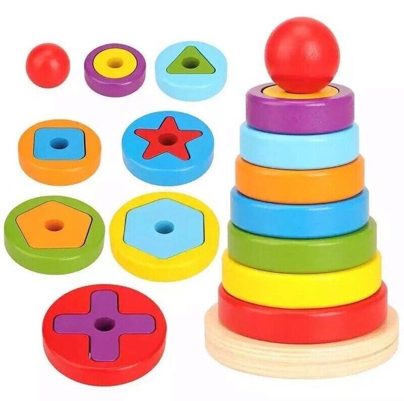 Ring Tower &  Geometric Shapes