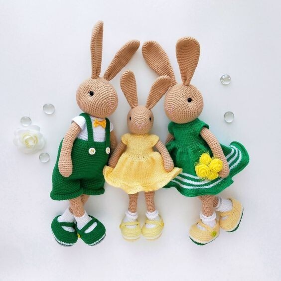Rabbet Crochet Toy