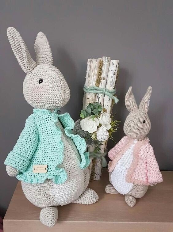 Big Rabbet Soft Crochet