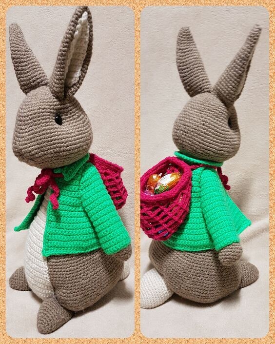 BIG Rabbet With Basket