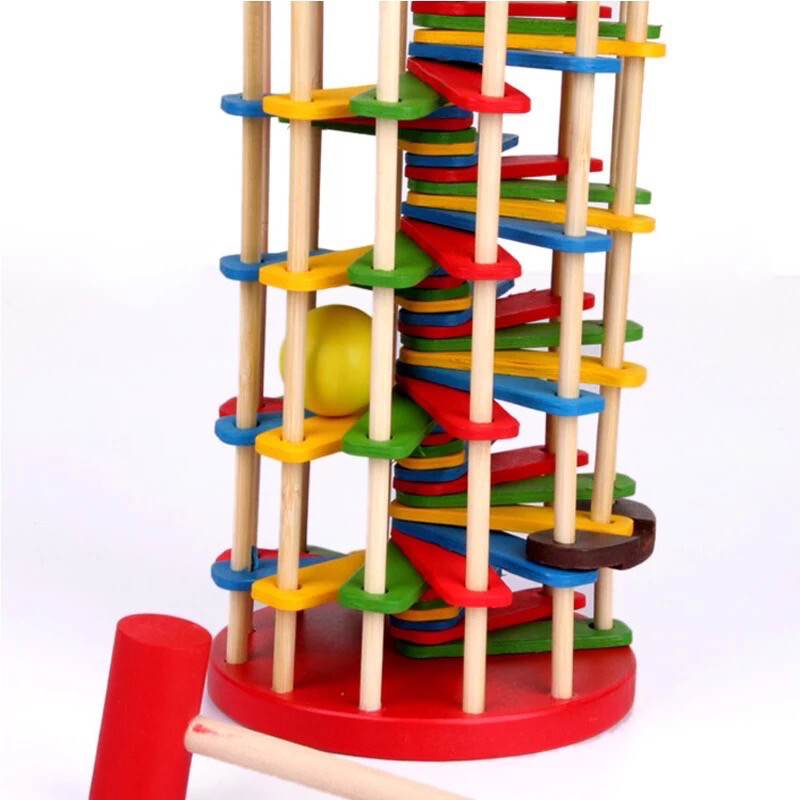 Wooden Ball Drop Hammering Toy