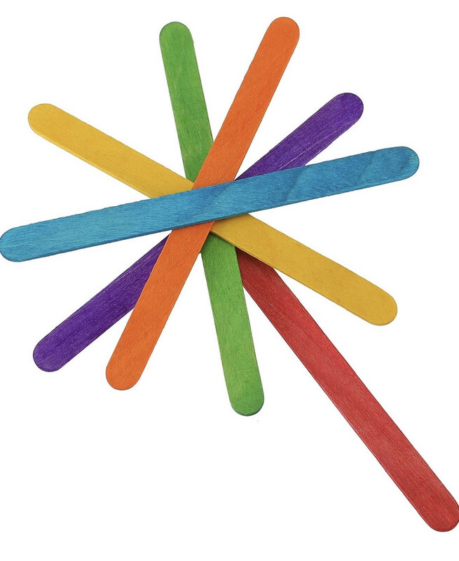 Colored Wooden Sticks