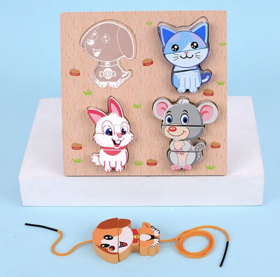 2 In 1 Puzzle&Rope Toy