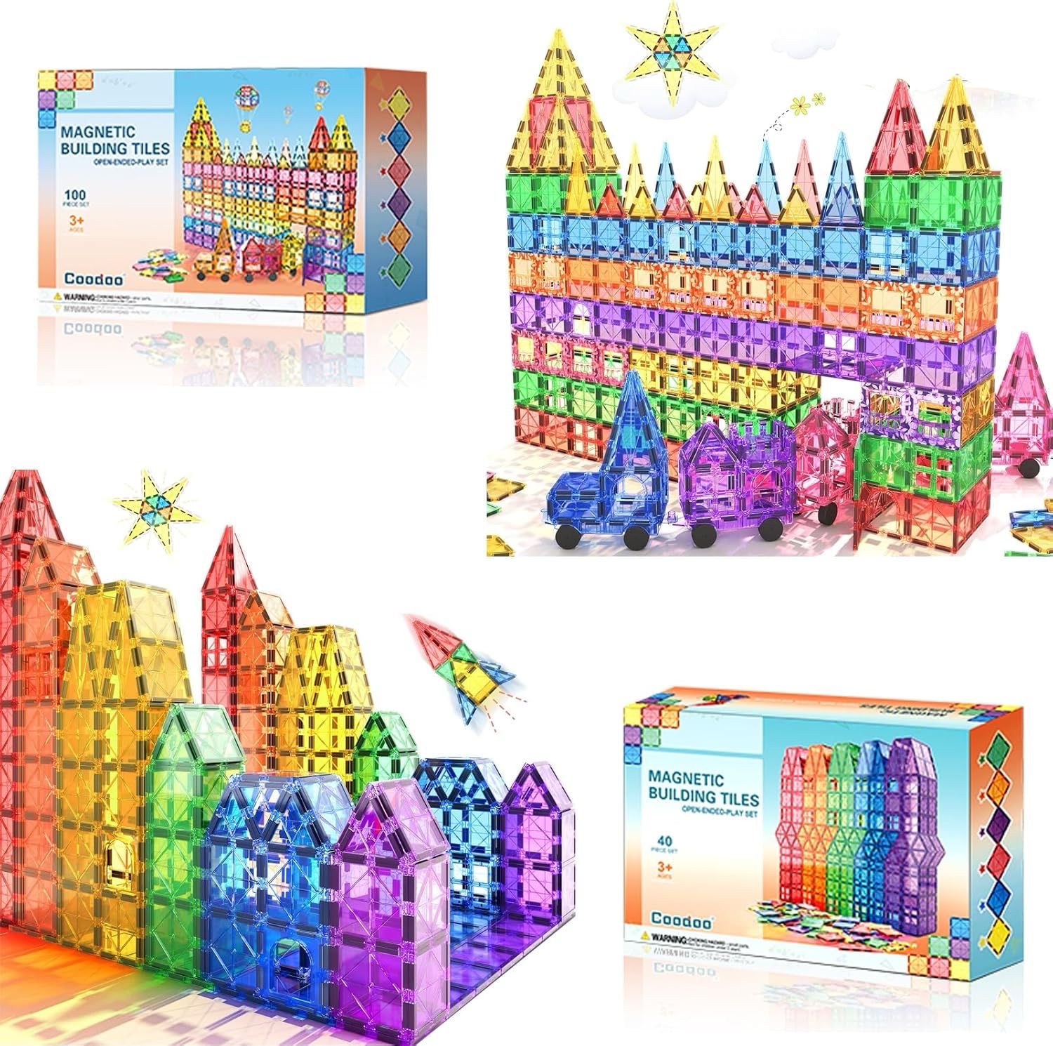 Magnetic Tiles Kids Toys