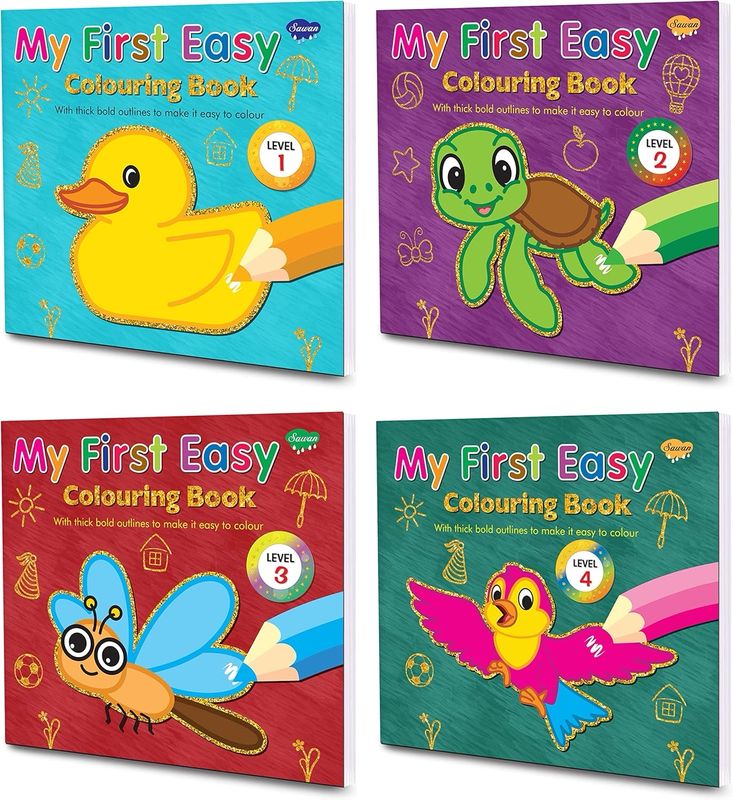 My First Easy Coloring Book