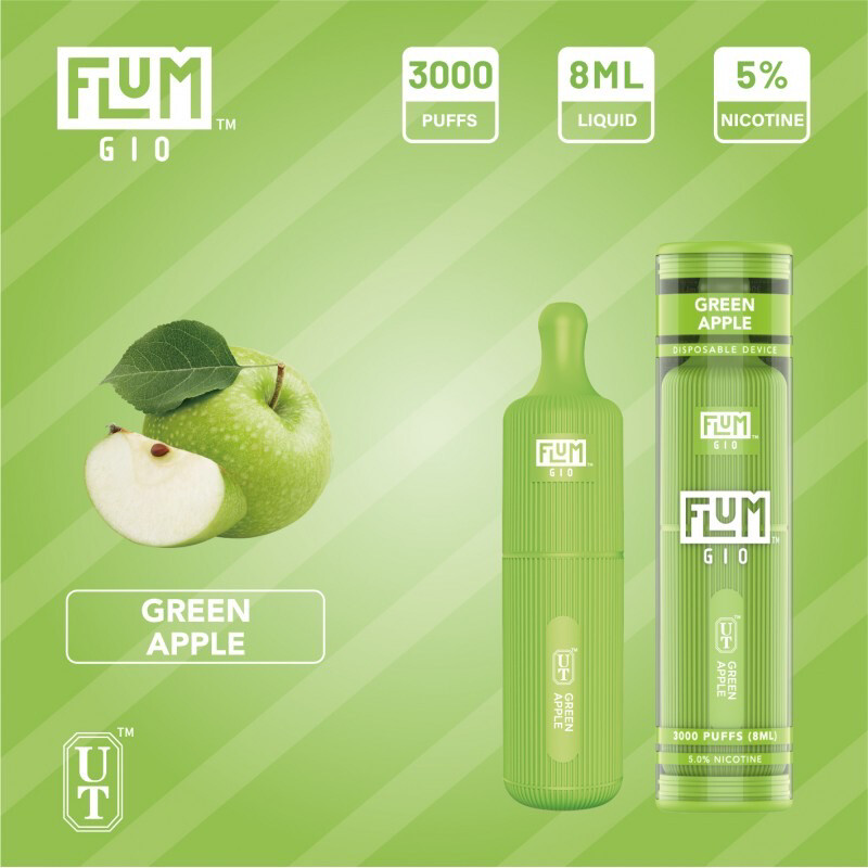 Flum Gio 5% Green Apple