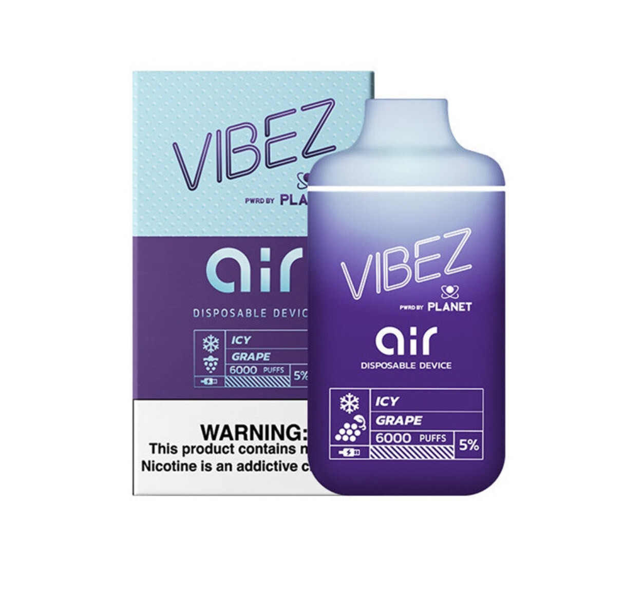 Vibez Air 5% Icy Grape