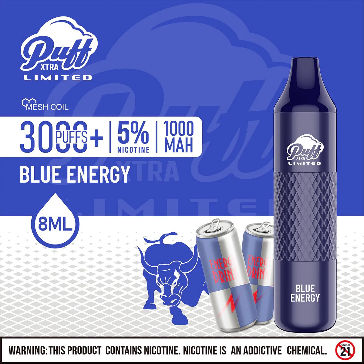 Puff Xtra Limited 5% Blue Energy