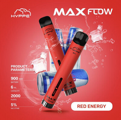 Hyppe Max Flow 5% Red Energy