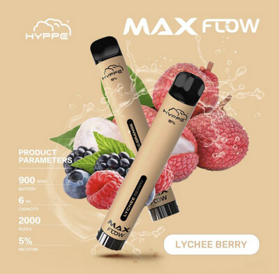 Hyppe Max Flow 5% Lychee Berry