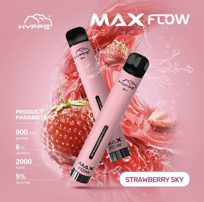 Hyppe Max Flow 5% Strawberry Sky