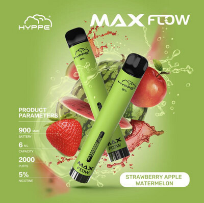 Hyppe Max Flow 5% Strawberry Apple Watermelon