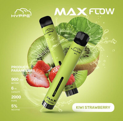 Hyppe Max Flow 5% Kiwi Strawberry