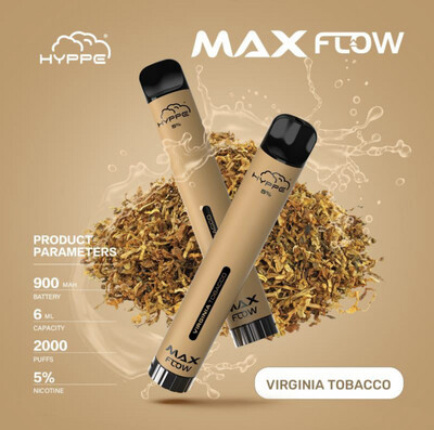 Hyppe Max Flow 5% Virginia Tobacco