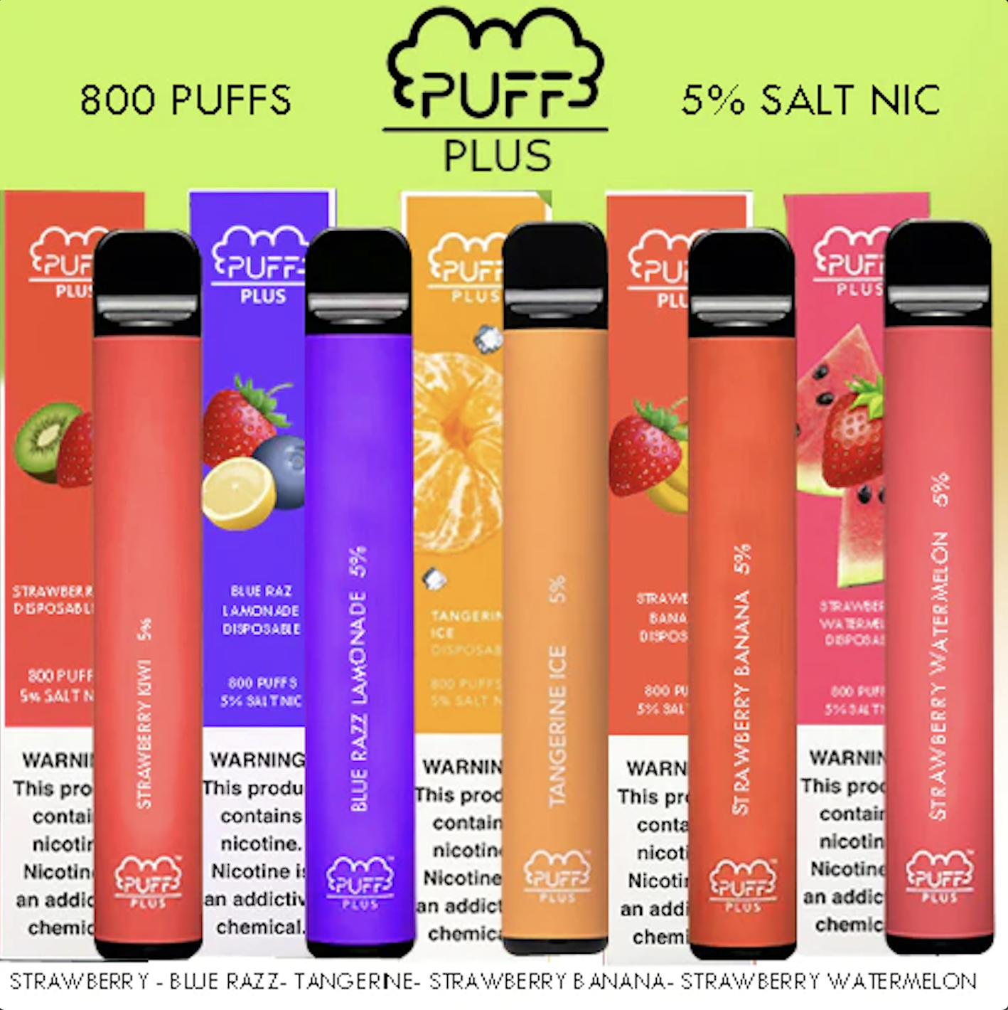Puff Plus 5% Fruit Fusion