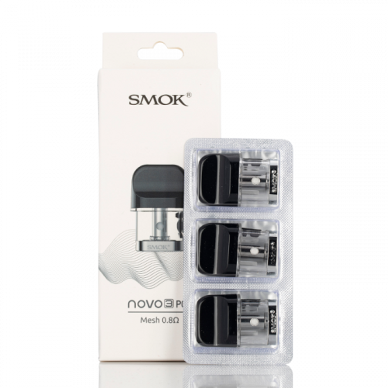 Smok Novo 3 Pod Pack Of Three 0.8 Mesh