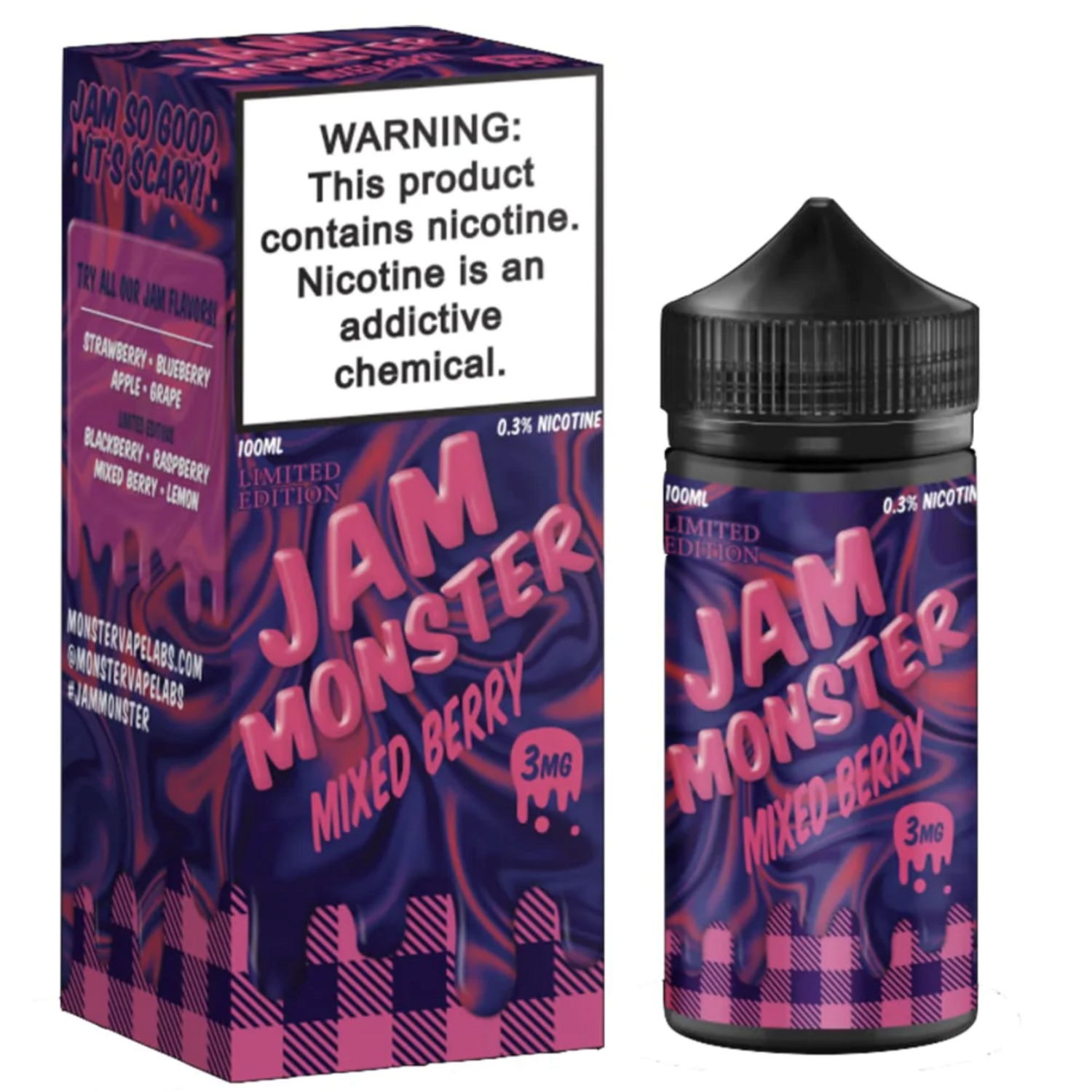 Jam Monster Mixed Berry 3mg
