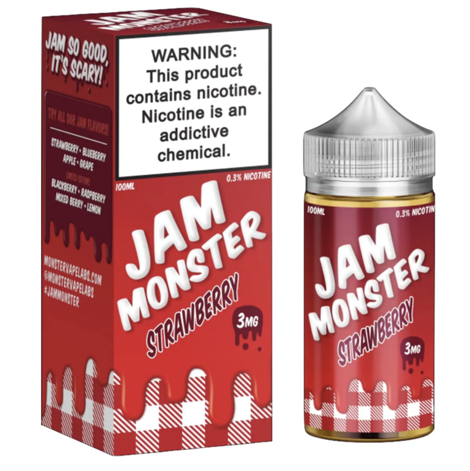 Jam Monster Strawberry 0mg