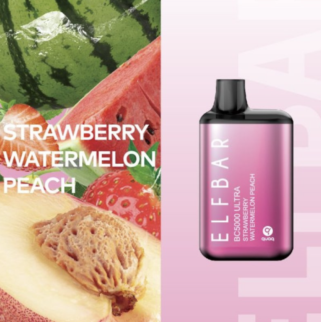 ELFBAR ULTRA 5% Strawberry Watermelon Peach