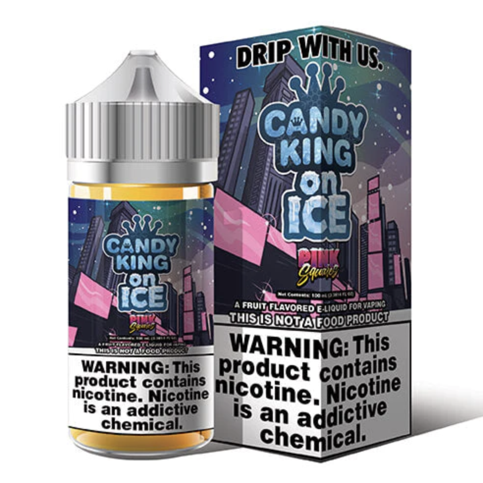 Candy King On Ice Pink Squares 3mg