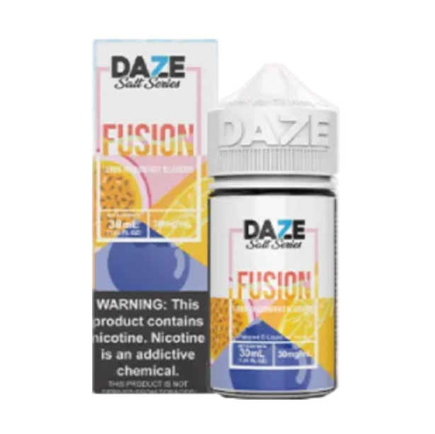 Daze Fusion Salt 30ml Lemon Passionfruit Blueberry 50mg
