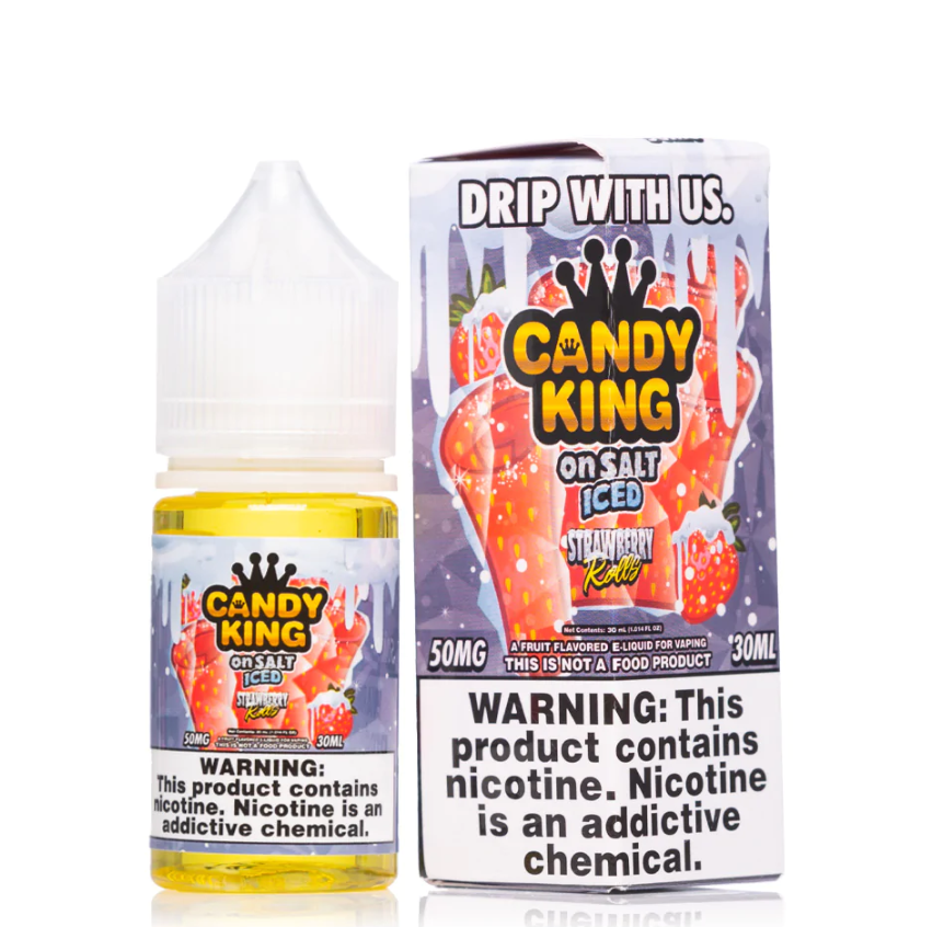 Candy King On Iced Strawberry Rolls 50mg