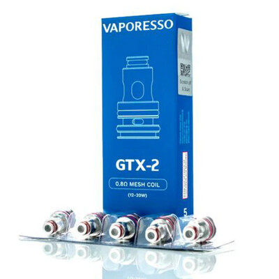 VAPORESSO GTX-2 0.8 Mesh coil Pack of 5