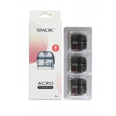 Smok Acro DC 0.6 MTL Pod Pack Of Three