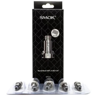 Smok Nord Mesh MTL Coil 0.8 Pack Of Five