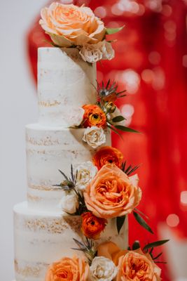 Semi-Naked Buttercream Cake