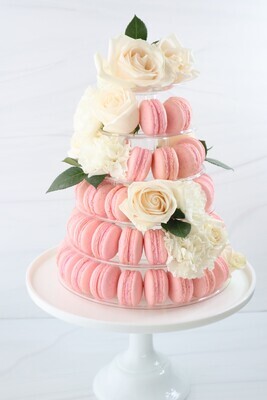 French Macaron Tower, 90 cookies