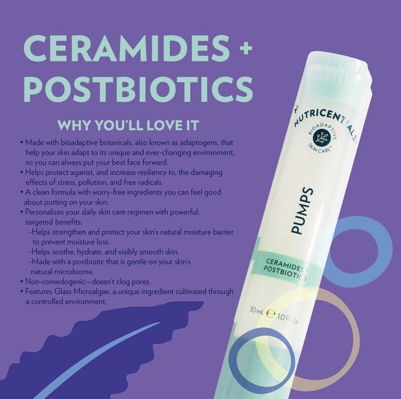 Nutricentials® Ceramides + Postbiotics Pump
