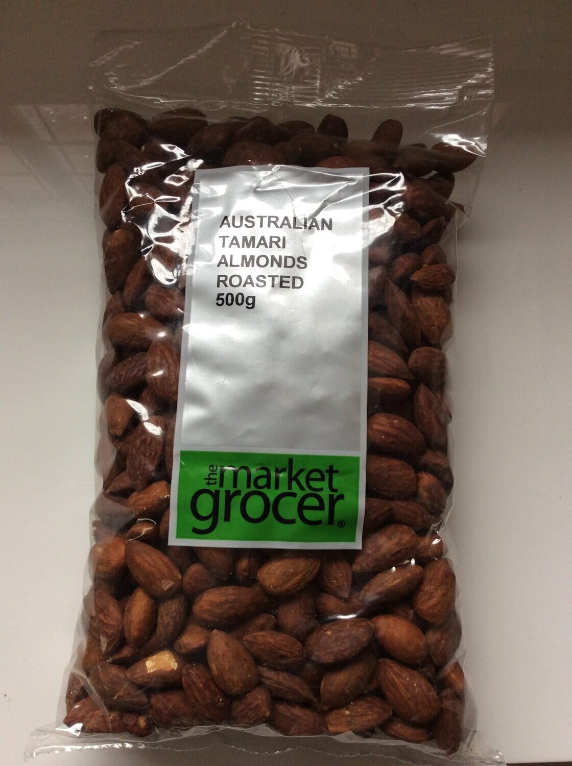 AUSTRALIAN TAMARI ALMONDS ROASTED (500G)