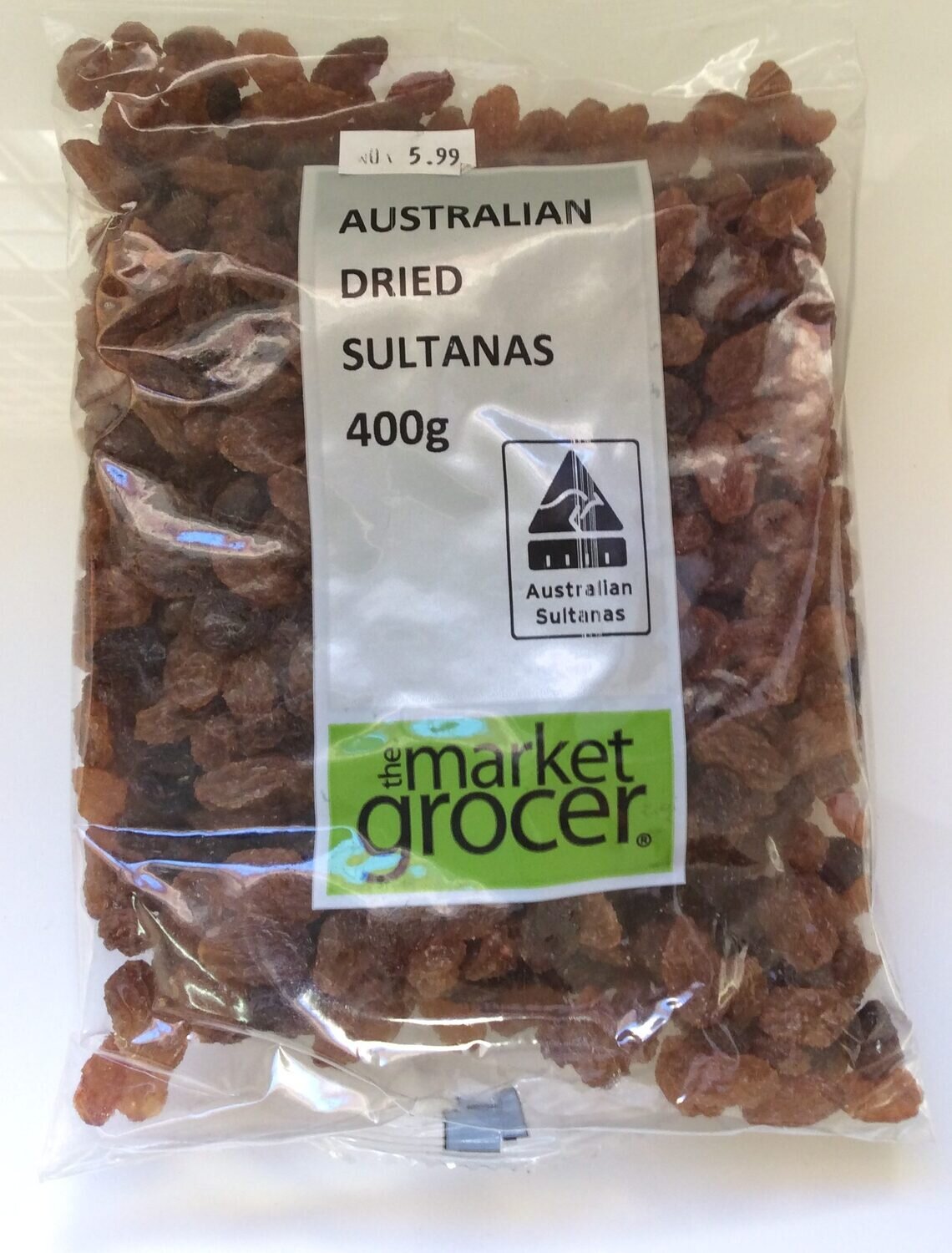 AUSTRALIAN DRIED SULTANAS (400G)