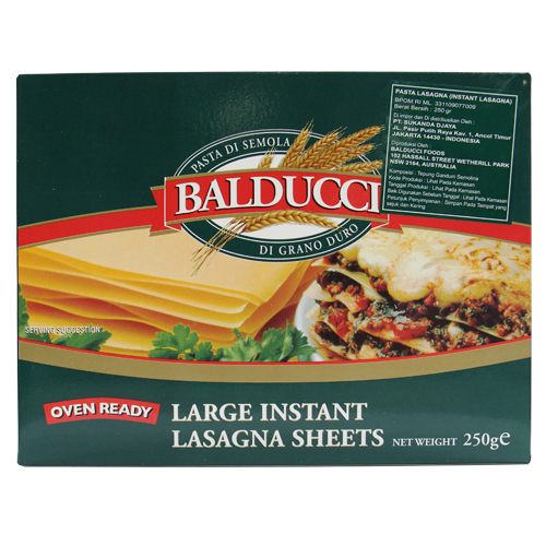 LARGE INSTANT LASAGNA SHEETS (250G)