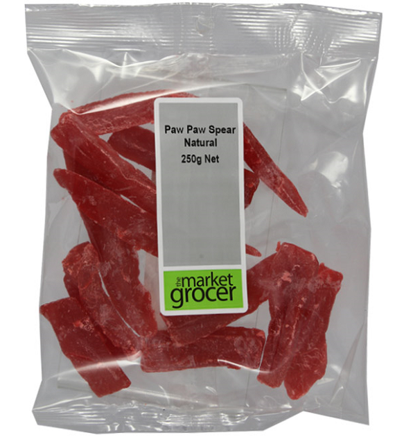 DRIED PAW PAW SPEARS MARKET GROCER (250G)