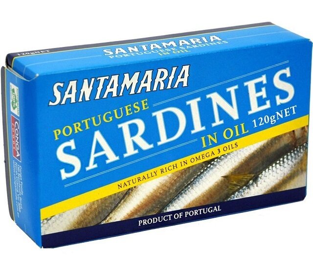 SANTAMARIA PORTUGUESE SARDINES (120G)
