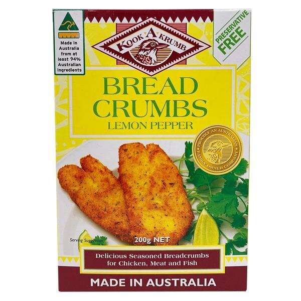 KOOK-A-KRUMB BREAD CRUMBS LEMON PEPPER (200G)