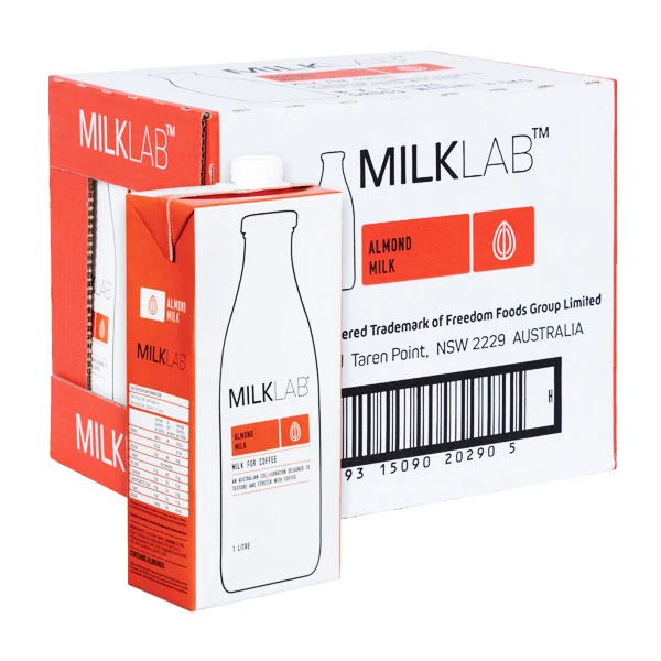 MILKLAB ALMOND MILK - BOX (8 x 1L) MILK LAB