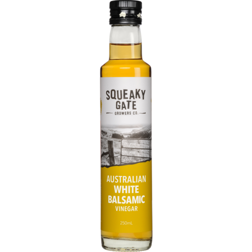 SQUEAKY GATE AUSTRALIAN WHITE BALSAMIC VINEGAR (250ML)