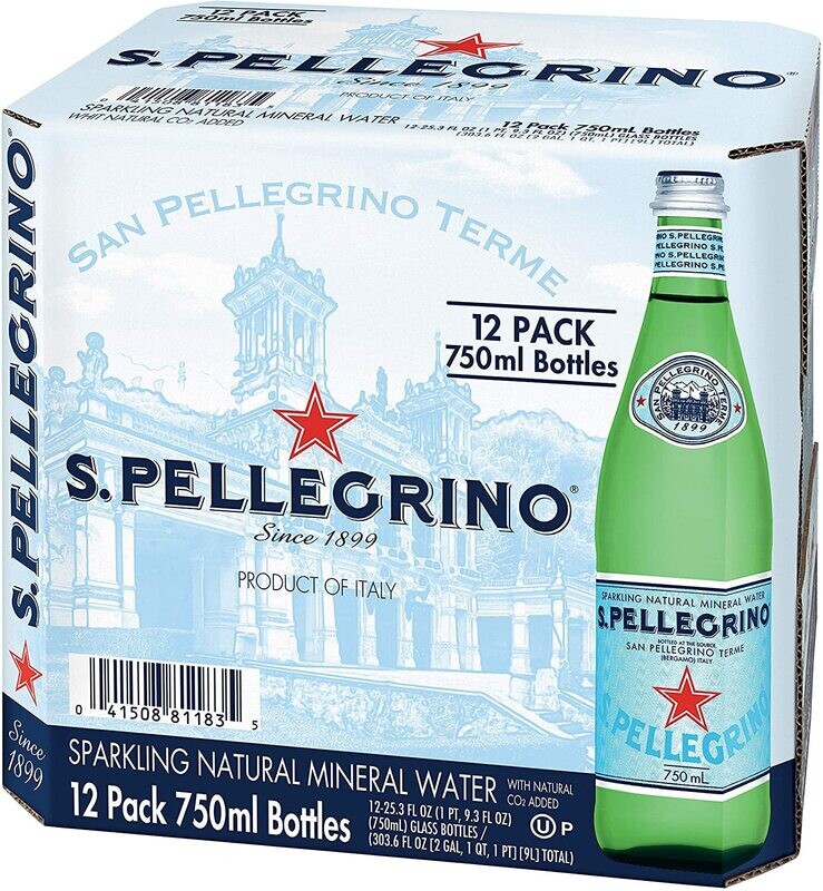 S. PELLEGRINO SODA WATER BOX GLASS(12 x 750ML) S. PELLEGRINO SODA WATER BOX GLASS(12 x 750ML)
