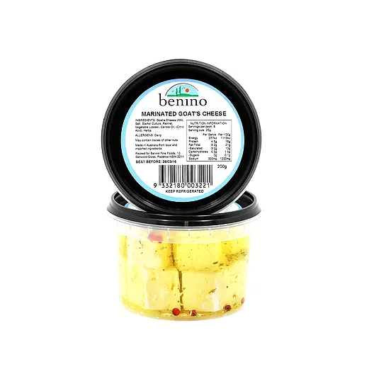 BENINO MARINATED GOATS CHEESE (250G)