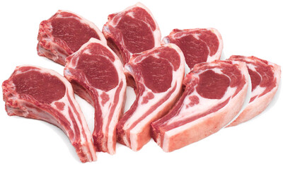 PREMIUM FRENCH TRIMED GRASS FED LAMB CUTLETS (1KG) APROX