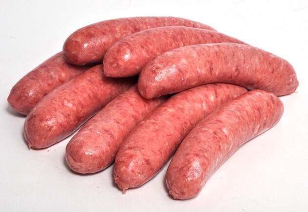 PREMIUM THICK BEEF SAUSAGES IN NATURAL SKINS (1KG)