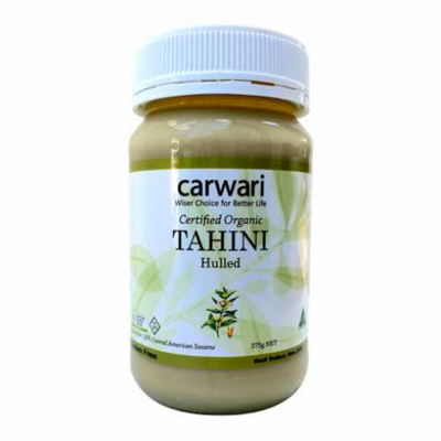 TAHINI ORGANIC UNHULLED 375G