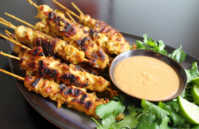 CHICKEN SATAY KEBABS (5 PIECES) EASY TO COOK FROZEN PRODUCT