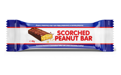 Scorched Peanut Bar 45g - Australian Chocolate
