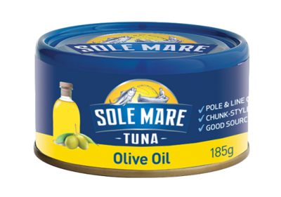 SOLE MARE - TUNA - OLIVE OIL (185G) LARGE